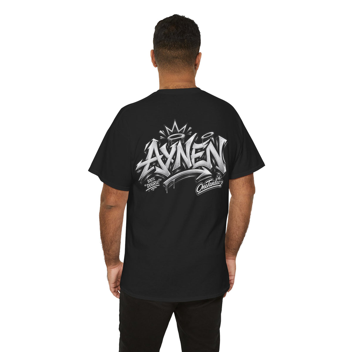 AYNEN Streetwear Tee Bold Graffiti Back Print
