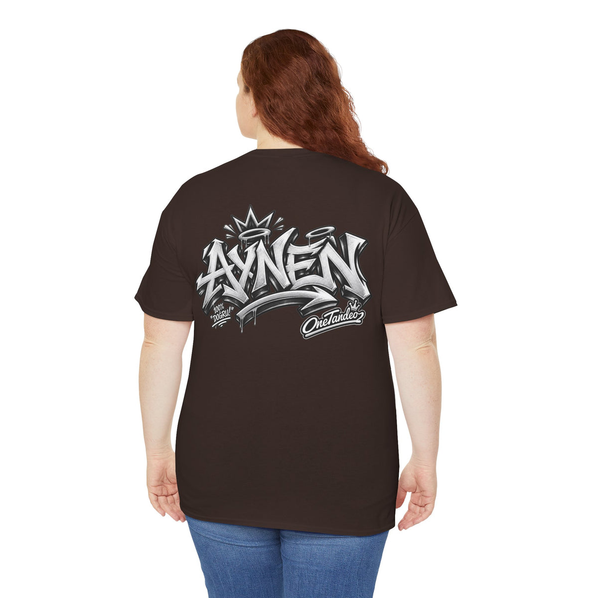 AYNEN Streetwear Tee Bold Graffiti Back Print