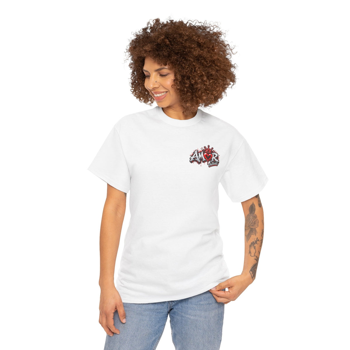 AMOR Unisex Heavy Cotton Tee