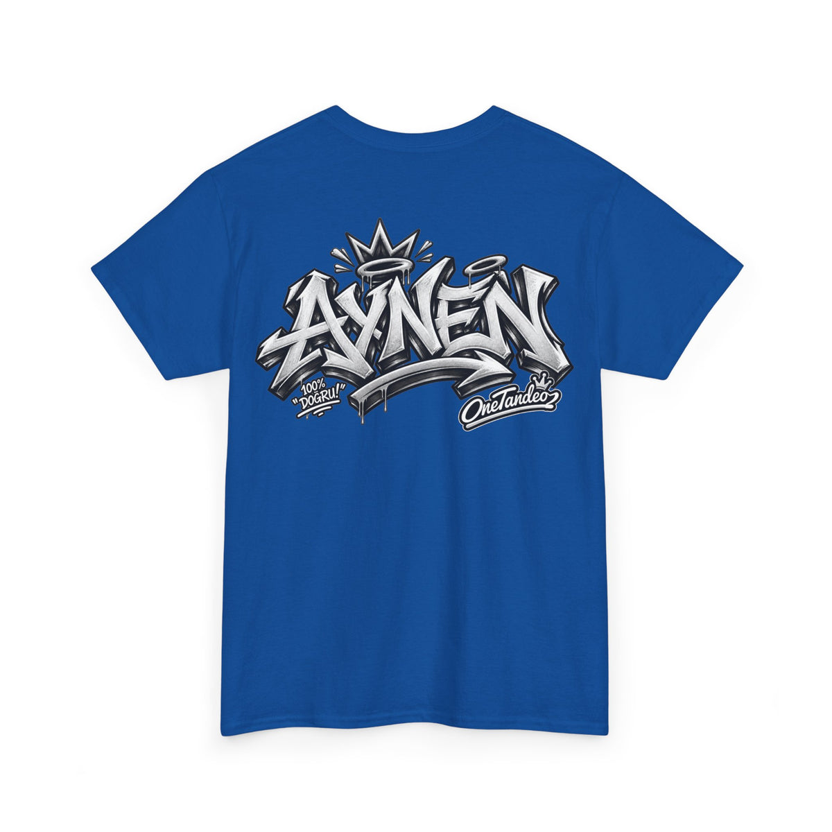 AYNEN Streetwear Tee Bold Graffiti Back Print