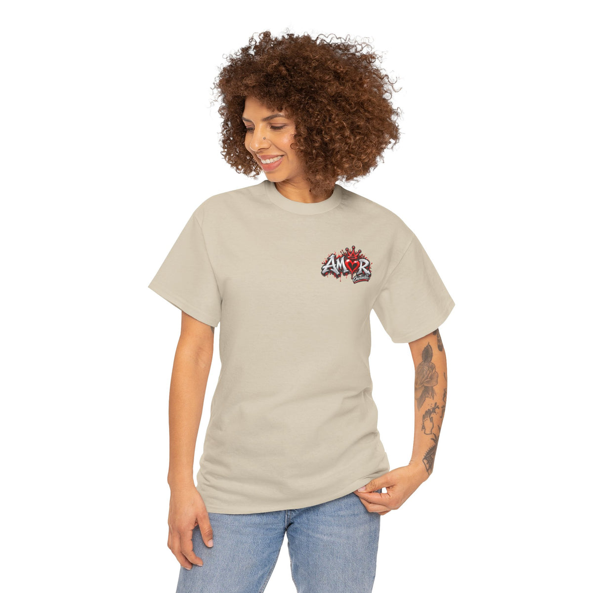 AMOR Unisex Heavy Cotton Tee