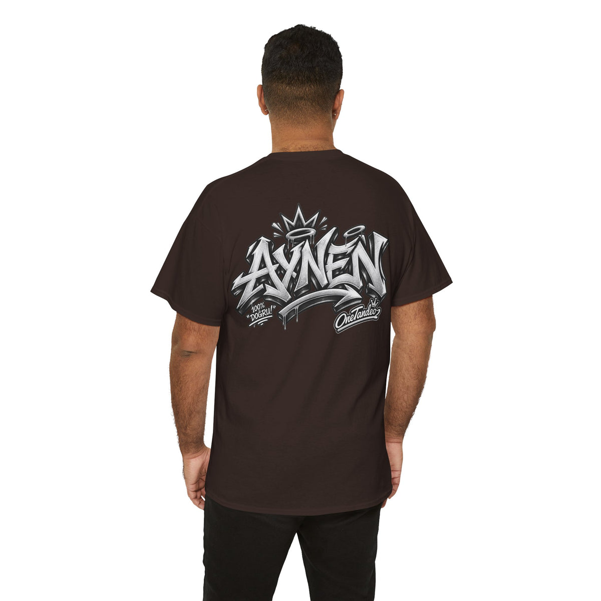 AYNEN Streetwear Tee Bold Graffiti Back Print