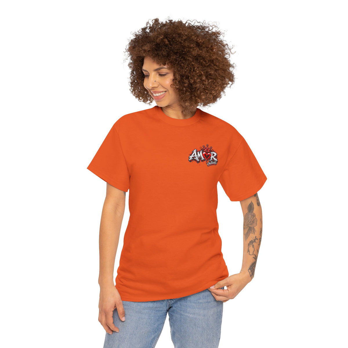 AMOR Unisex Heavy Cotton Tee