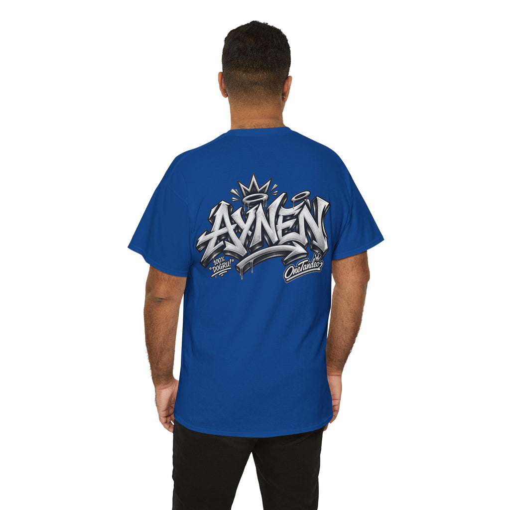 AYNEN Streetwear Tee Bold Graffiti Back Print