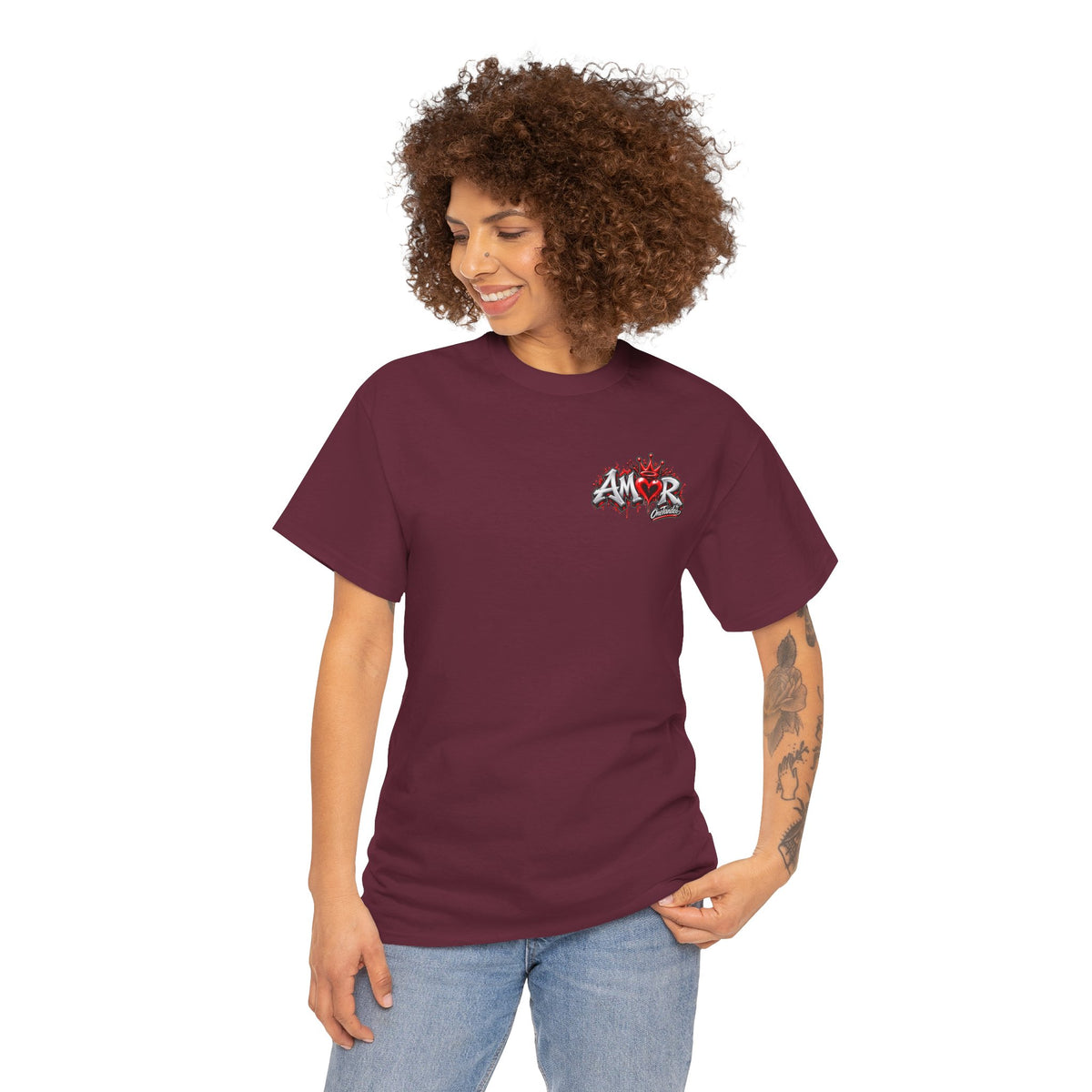 AMOR Unisex Heavy Cotton Tee