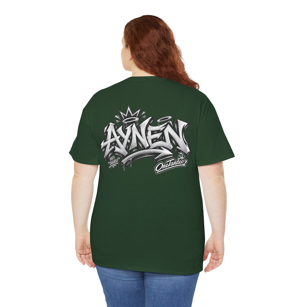 AYNEN Streetwear Tee Bold Graffiti Back Print