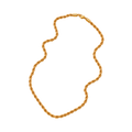 24K Gold-Plated Twisted Rope Chain Necklace