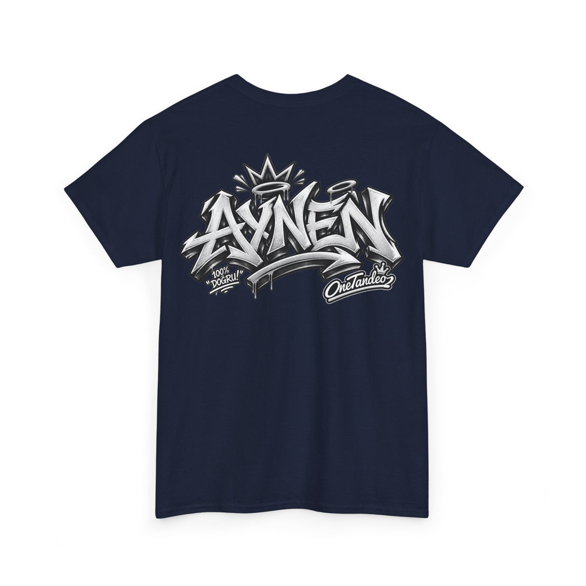 AYNEN Streetwear Tee Bold Graffiti Back Print
