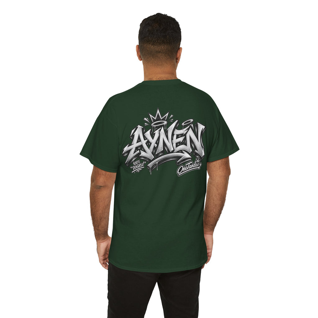AYNEN Streetwear Tee Bold Graffiti Back Print