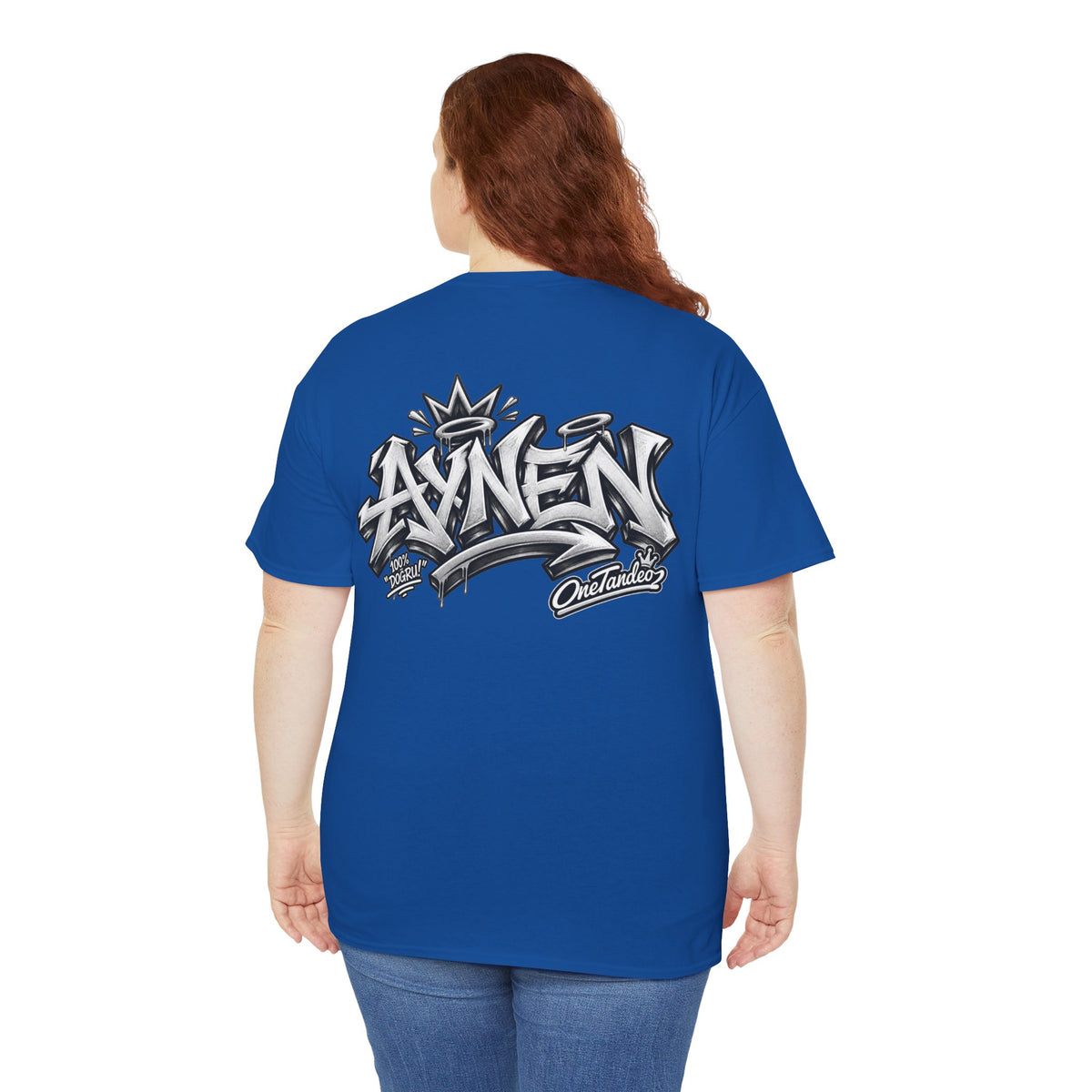 AYNEN Streetwear Tee Bold Graffiti Back Print