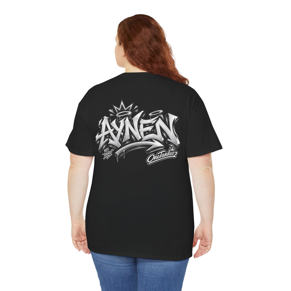 AYNEN Streetwear Tee Bold Graffiti Back Print