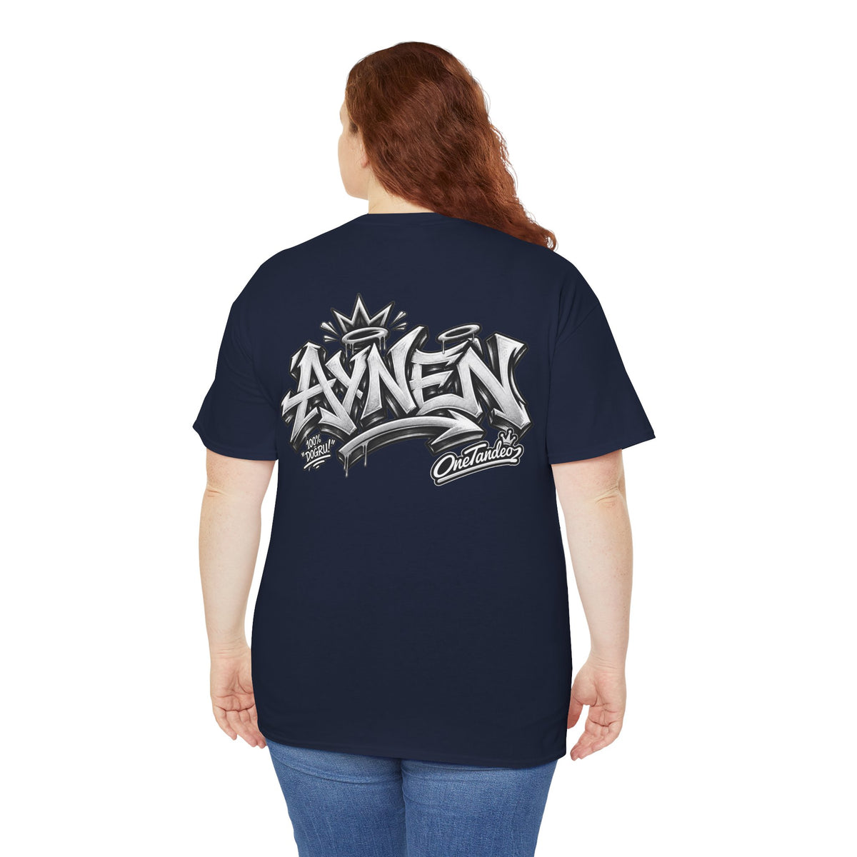 AYNEN Streetwear Tee Bold Graffiti Back Print