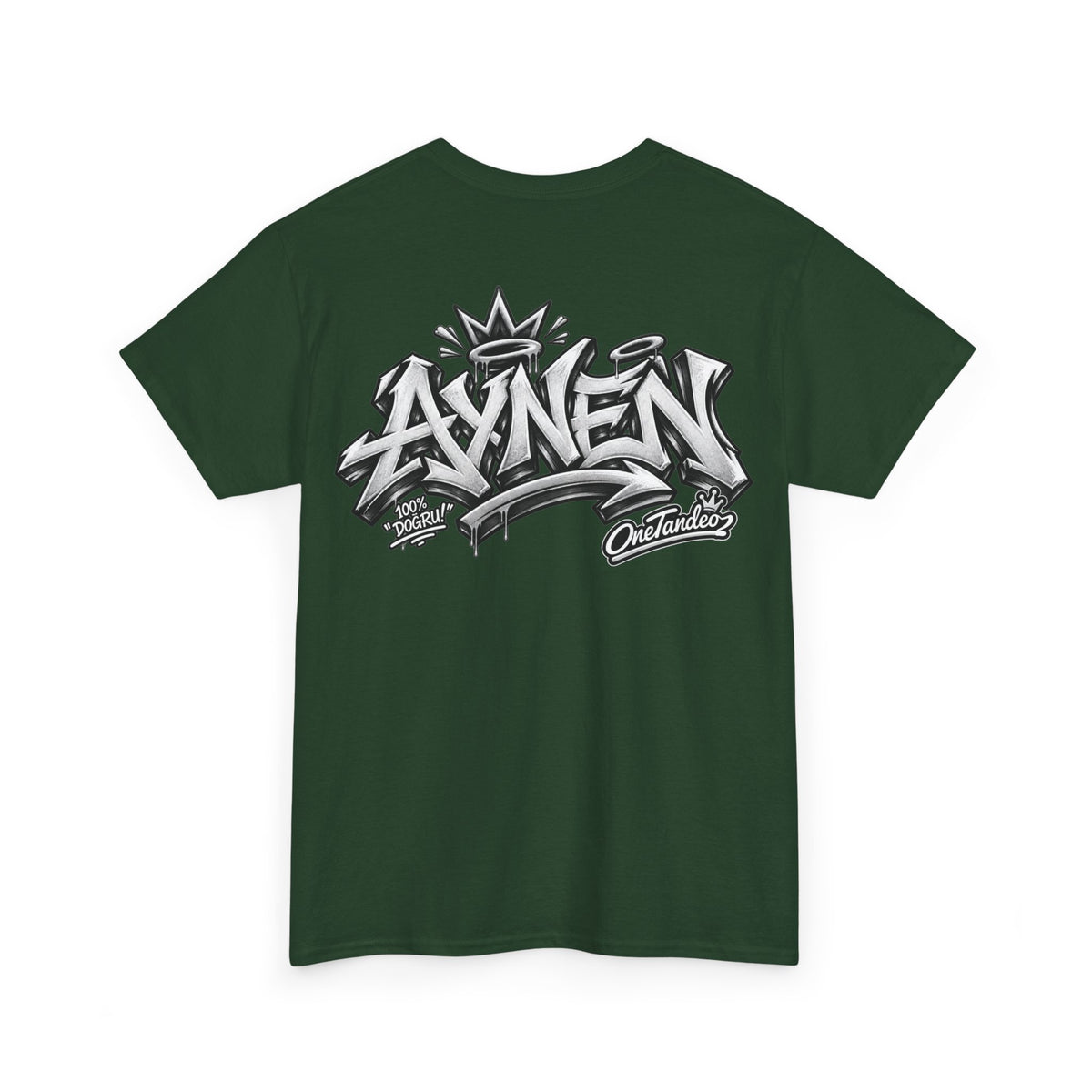 AYNEN Streetwear Tee Bold Graffiti Back Print